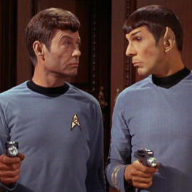 spock and mccoy star trek